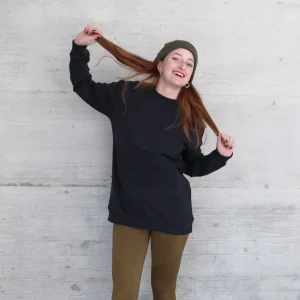 Arya Black übergroßes Sweatshirt aus Bio-Baumwolle