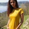 Authentisches Safran-Damen-T-Shirt