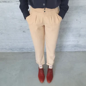 AVA Camel Lyocell-Hose