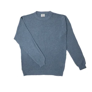 Baumwollpullover Gino Atlantikblau