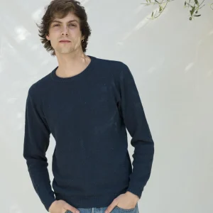 Baumwollpullover Gino Baltic Blue