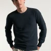 Baumwollpullover Gino Schwarz