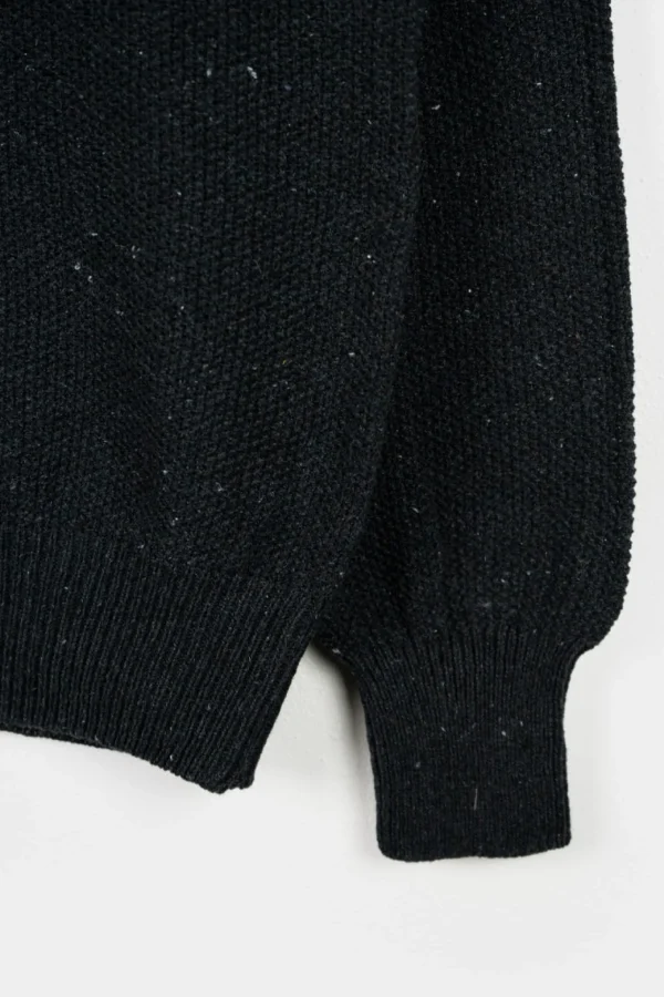 Baumwollpullover Gino Schwarz