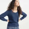 Baumwollpullover Grazia Baltic Blue