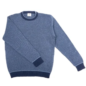 Baumwollpullover Renzo Atlantikblau