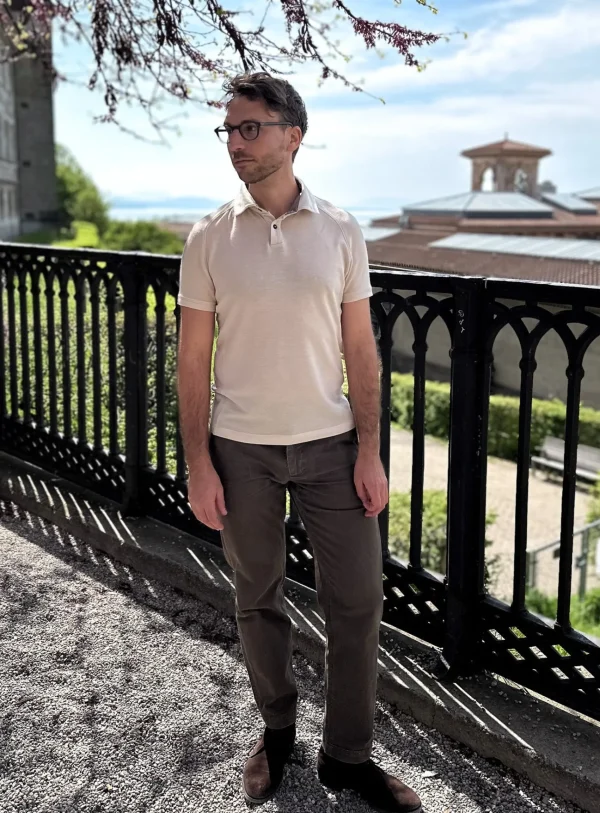 Beige Regular Poloshirt
