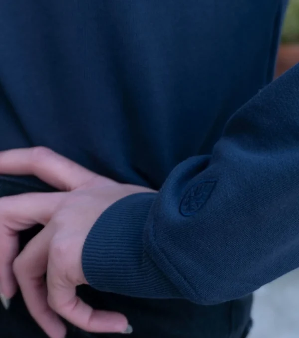 Blaues Unisex-Sweatshirt