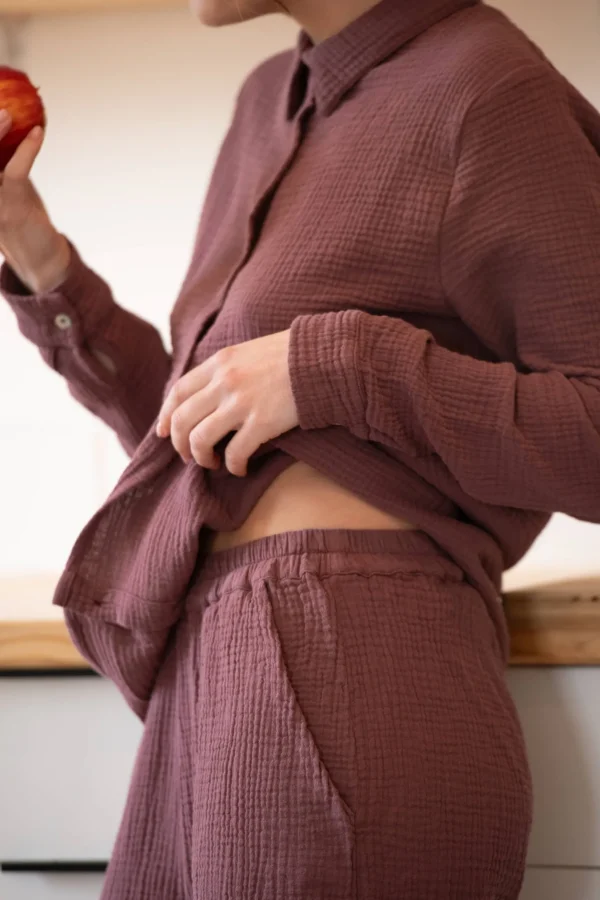 Bordeaux Pyjamahose Daphne