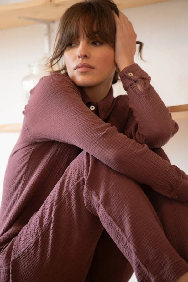 Bordeaux Pyjamahose Daphne