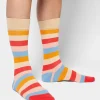 Bunte Socken aus Bio-Baumwolle – Pastel Stripes