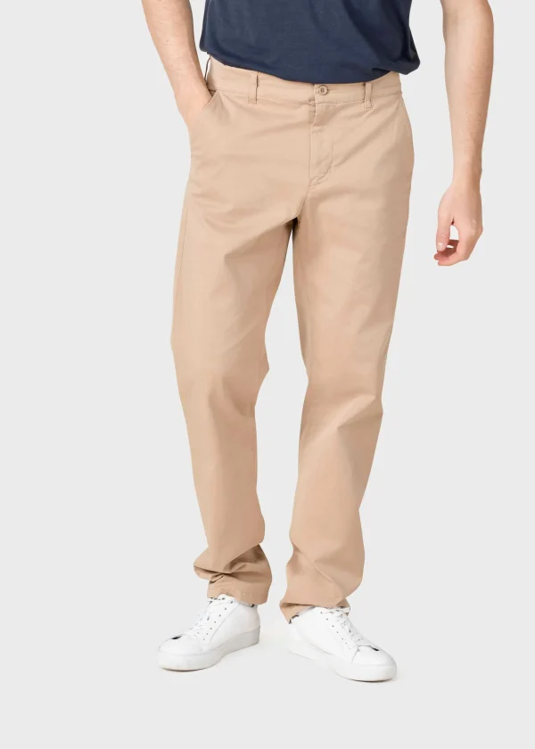 Chino Bio-Baumwolle Chino Allan Twill Beige