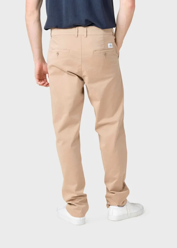 Chino Bio-Baumwolle Chino Allan Twill Beige