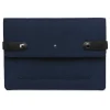 Computertasche aus Upcycling-Material – Blau