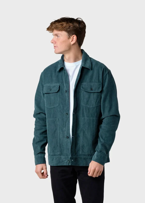 Cordsamt-Overshirt Niklas Grün