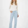 Damen cropped Jeans Mimi Sun Stone