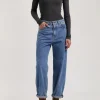Damen jeans Brooke High barrel Stone Vintage