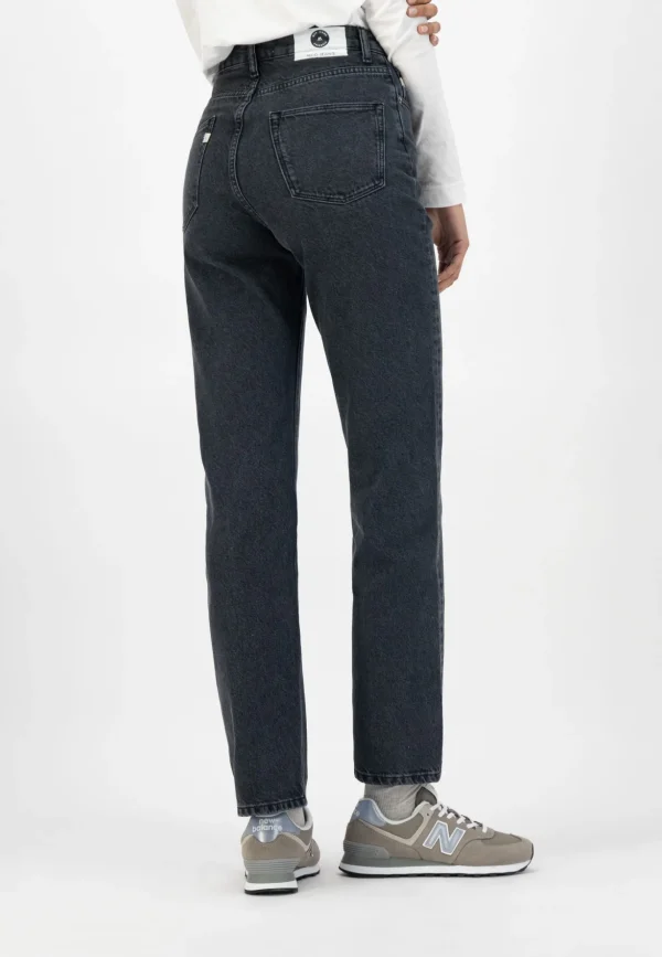 Damen Jeans Regular Relax Rose Used Black