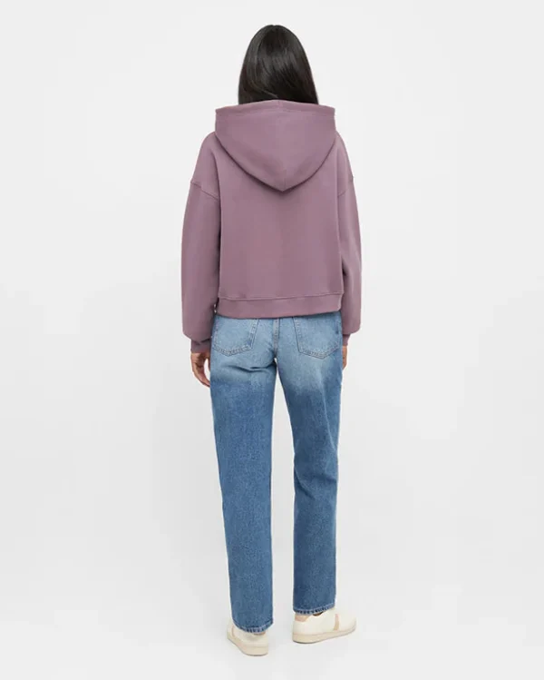 Damen Oversized Hoodie Astrodust Lavender