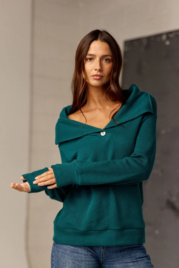 Damen Pullover Denise Emeraude