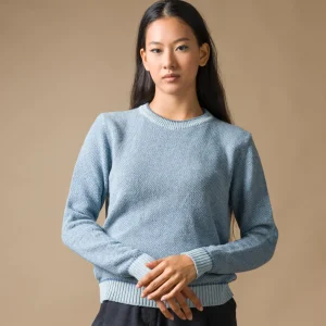 Damen pullover Lina Mittelmeerblau