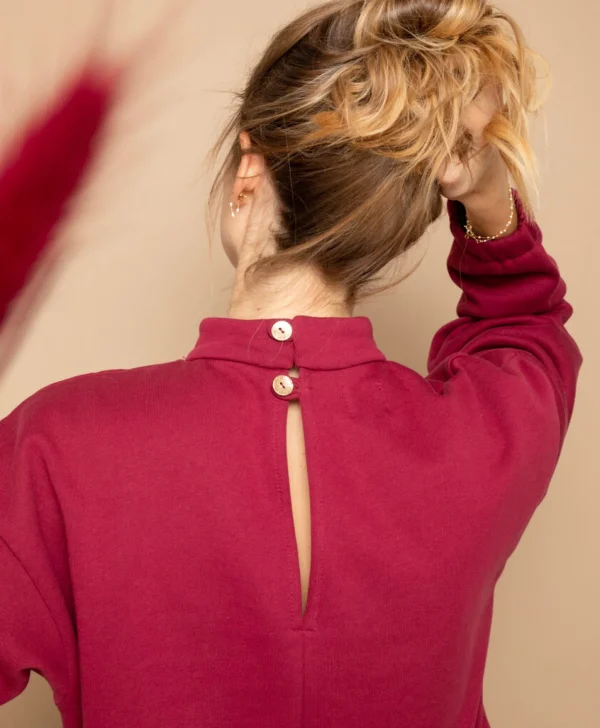 Damen Pullover Litsée Fuchsia