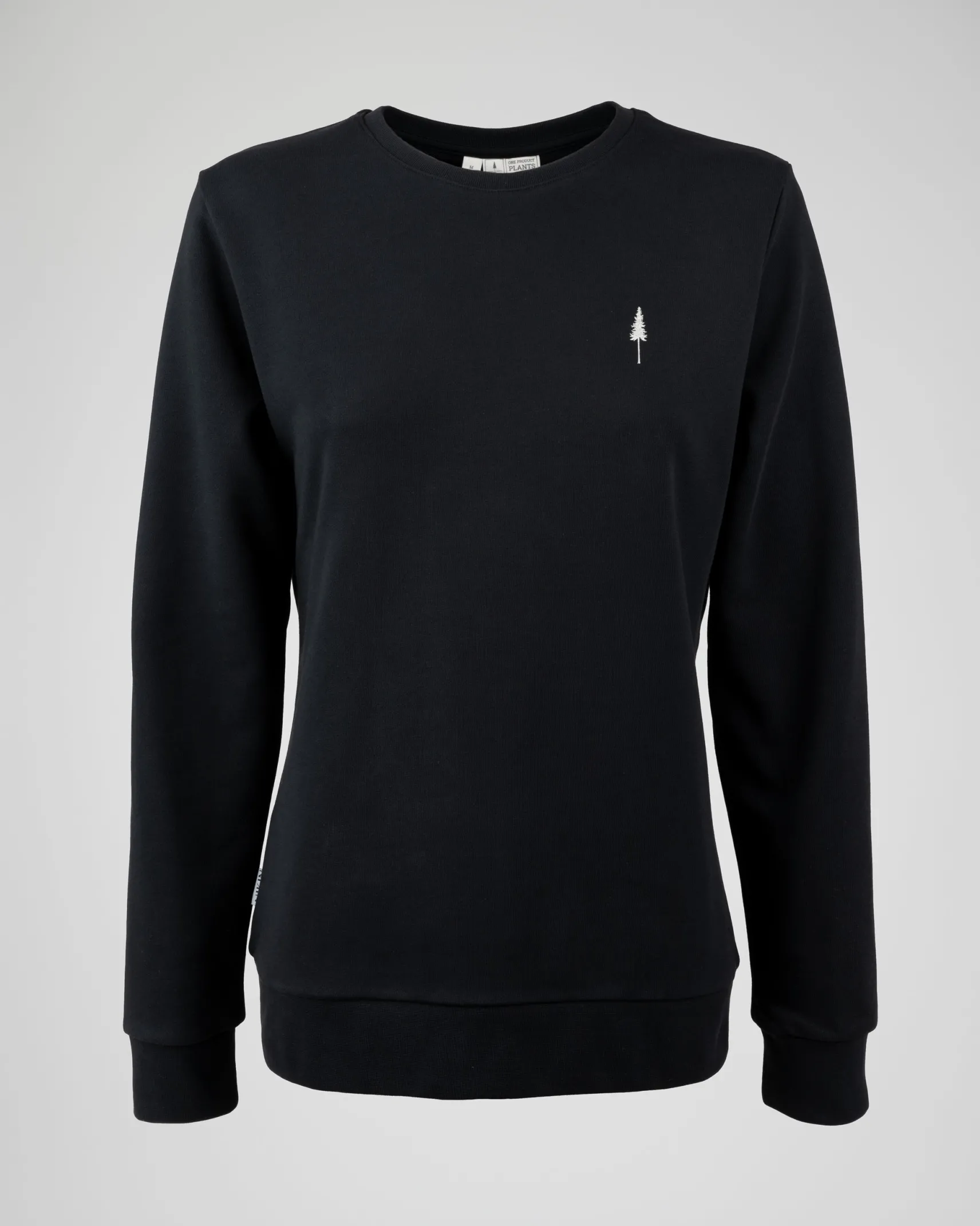 damen_sweatshirt_aus_biob_1.webp Damen Sweatshirt aus Bio-Baumwolle TreeSweater Black
