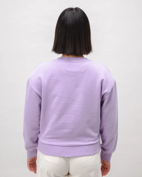 Damen Sweatshirt Peanuts Snow Lavander