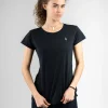 Damen T-Shirt aus Bio-Baumwolle Treeshirt Schwarz