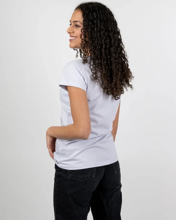 Damen T-Shirt aus Bio-Baumwolle Treeshirt Weiss