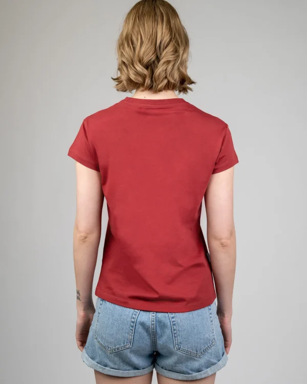 Damen T-Shirt aus Bio-Baumwolle Treeshirt Rot