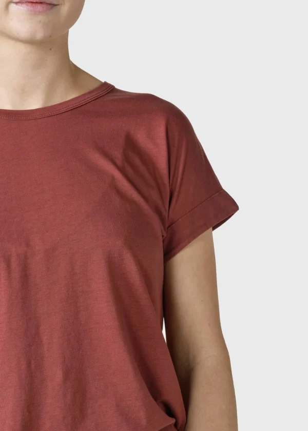 Damen T-Shirt Sigrid Terracotta