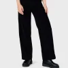 Damen weite Samthose Lydia Schwarz