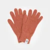 Damenhandschuhe aus recyceltem Kaschmir Anita orange