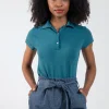 Damen-Poloshirt Rita Grün Pavone