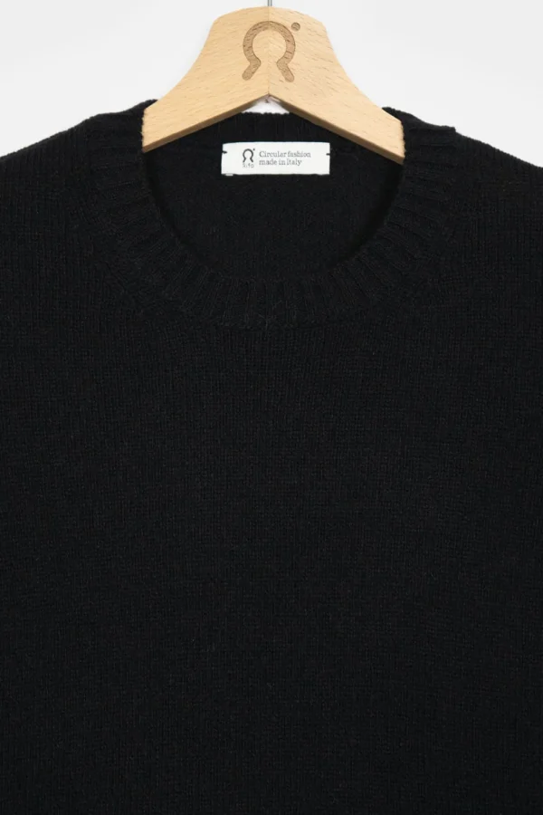 Damen-Pullover aus feiner Wolle Laura Schwarz