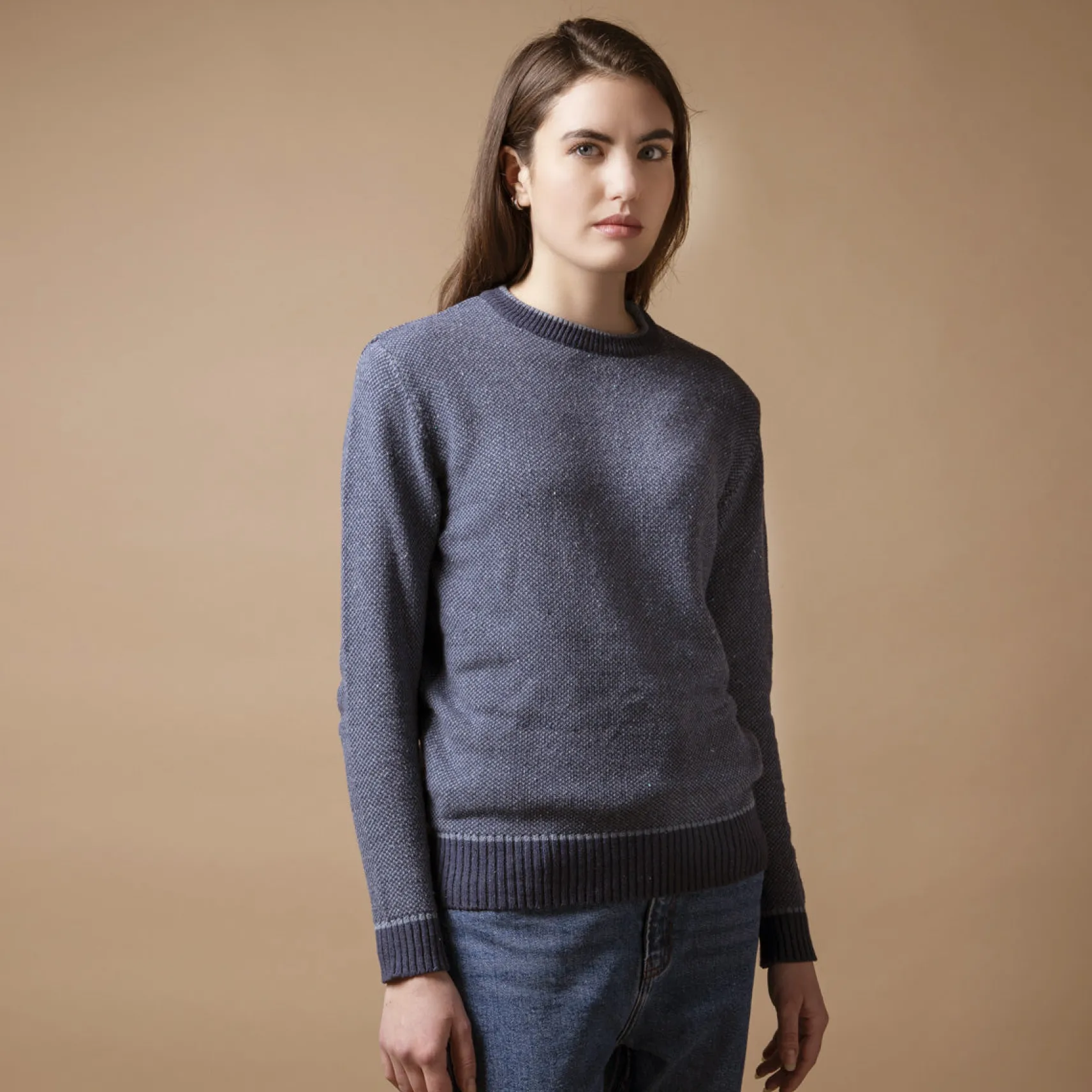 damenpullover_aus_recycel_1-2.webp Damen-Pullover aus recycelter Baumwolle Lina Atlantikblau