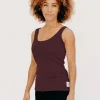 Damen-Tanktop aus Bio-Baumwolle Mme Toucan Purple