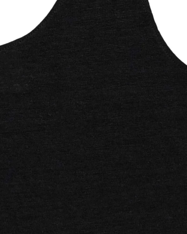 Damen-Tanktop aus Leinen L'Intemporel Schwarz