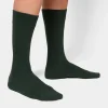 Dreier Pack - Einfarbige grüne Socken