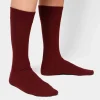 Dreier Pack - Einfarbige rote Socken