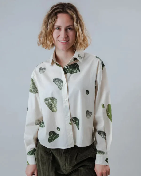Ekru Bluse Quarry Boxy