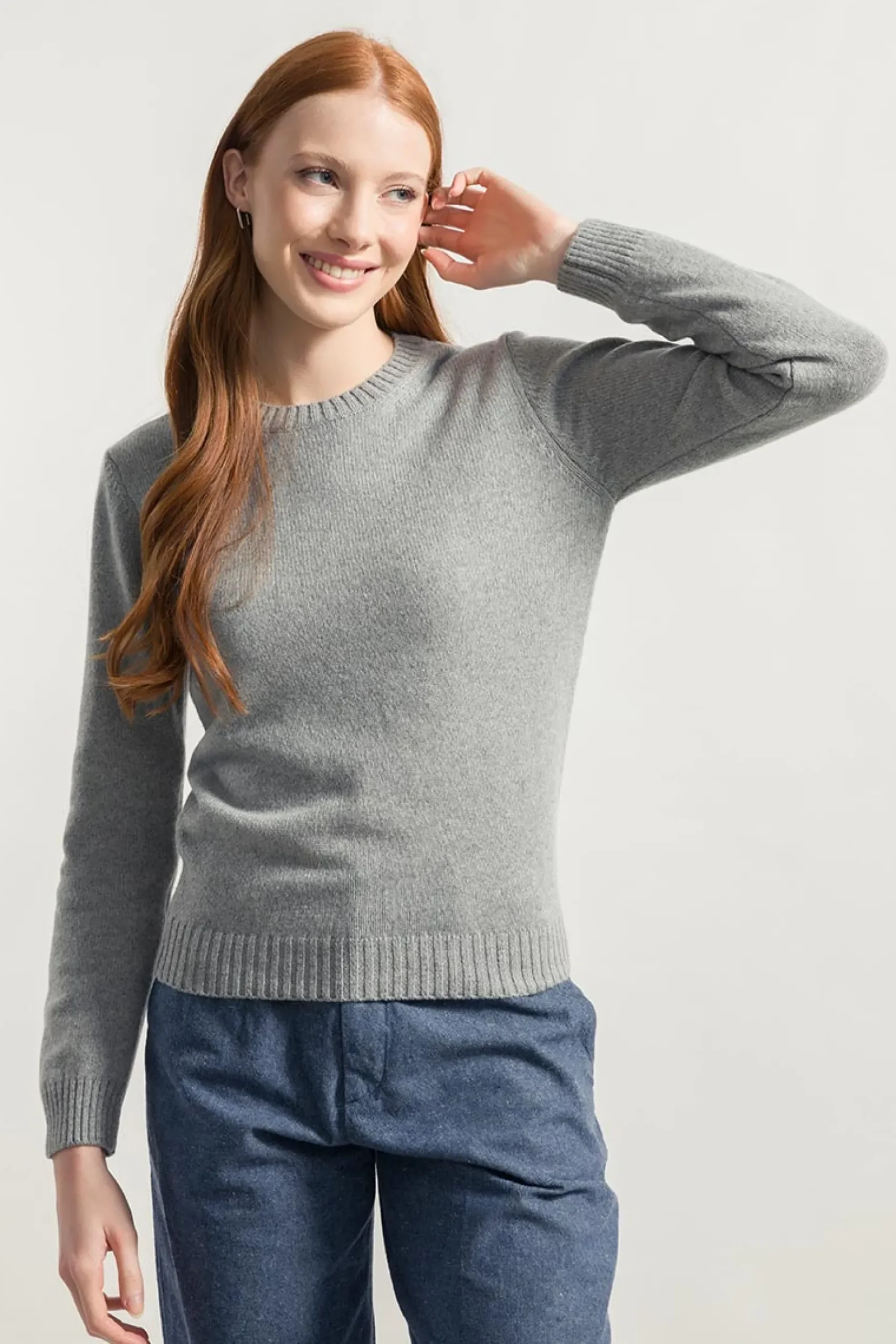 feine_wolle_damenpullover_0.webp Feine Wolle Damen-Pullover Laura Grau