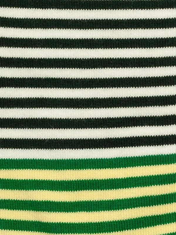 Fine Line Green Socken aus Bio-Baumwolle
