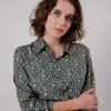 Fliessende Bluse Peanuts Woodstock Marineblau