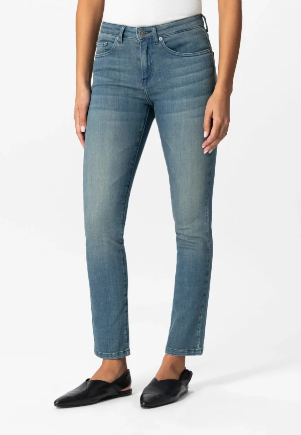 Gerade Damenjeans Faye Straight Medium Fade