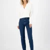 Gerade Damenjeans Piper Straight Stone Indigo