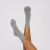 Graue Socken aus Bio-Baumwolle im Duo-Pack