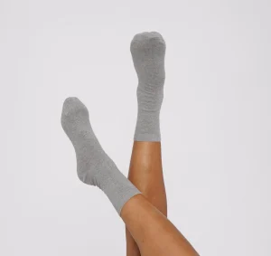 Graue Socken aus Bio-Baumwolle im Duo-Pack