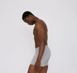Graue Tencel-Boxershorts im Duo-Pack