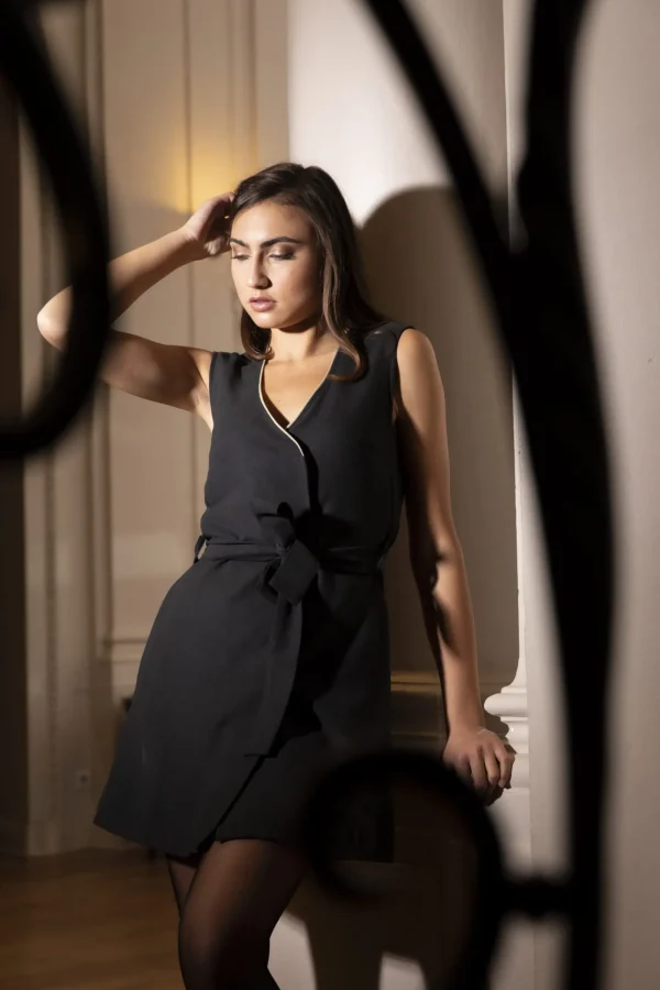 Graues Paros-Kleid